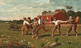Winslow Homer Canvas Paintings - Snap the Whip